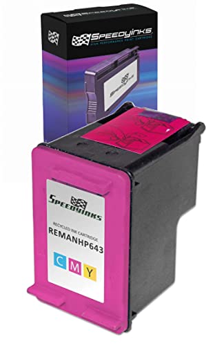 SPEEDYINKS Remanufactured Ink Cartridge Replacement for HP 60 CC643WN (Tricolor) for use in HP Photosmart, Envy e All-in-one, and Deskjet Printers