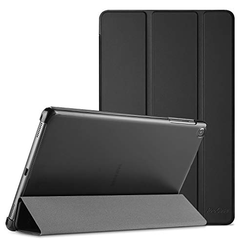ProCase Slim Case for Galaxy Tab A 10.1 2019 Model T510 T515 T517, Lightweight Stand Case Shell Cover for 10.1 Inch Galaxy Tab A Tablet SM-T510 SM-T515 SM-T517 2019 Release -Black