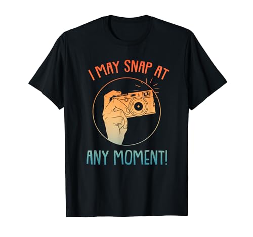 Funny Photography Art For Men Women Camera Gag Photographer T-Shirt