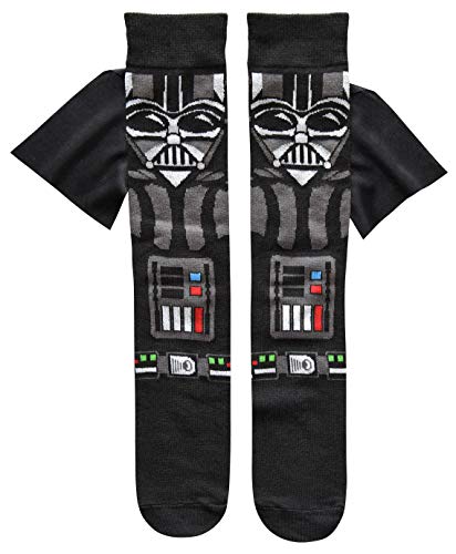STAR WARS Darth Vader Caped Men's Crew Socks Shoe Size 6-12