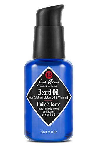 Jack Black Beard Oil for Men, 1 Fl Oz – Kalahari Melon Oil & Vitamin E – Hydrating Conditioning Oils, Softens Brittle & Dry Facial Hair, Beard Oil for Grooming