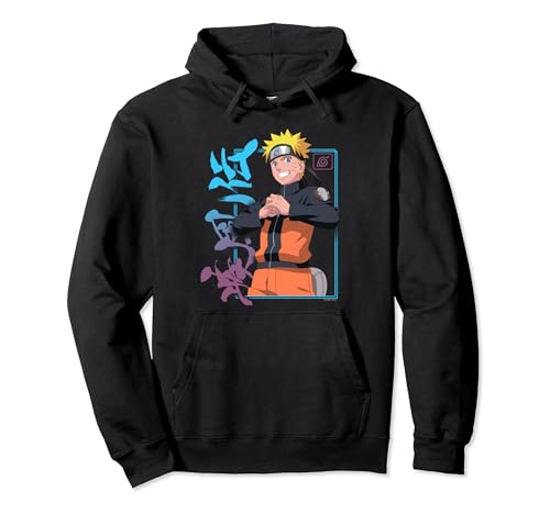 Naruto Shippuden Naruto Kanji Frame Pullover Hoodie
