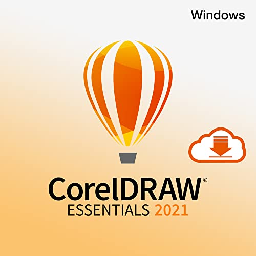 [Old Version] CorelDRAW Essentials 2021 | Graphics Design Software for Occasional Users | Illustration, Layout, and Photo Editing [PC Download]