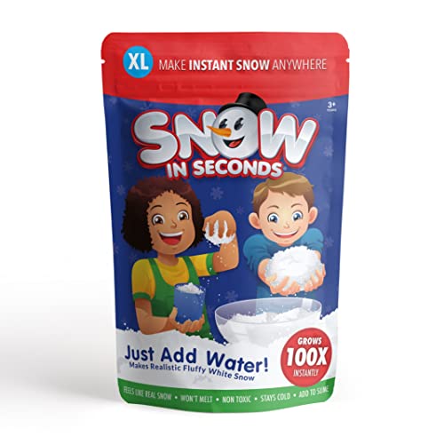 Snow in Seconds XL Instant Snow Artificial Snow (10 Gallon) As Seen on Shark Tank