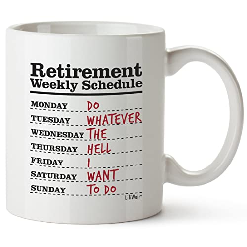 Funny Retirement Gifts for Women Men Dad Mom. 2024 Retirement Coffee Mug Gift. Retired Mugs for Friends Coworkers Office & Family. Unique Novelty Ideas for Her Nurses Navy Air Force Military Gag