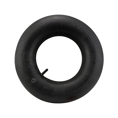 Marathon 20992 4.80/4.00-8” Heavy Duty Replacement Inner Tube with Straight Valve Stem for 1 & 2-Tire Wheelbarrows, Garden Trailers and More, Black