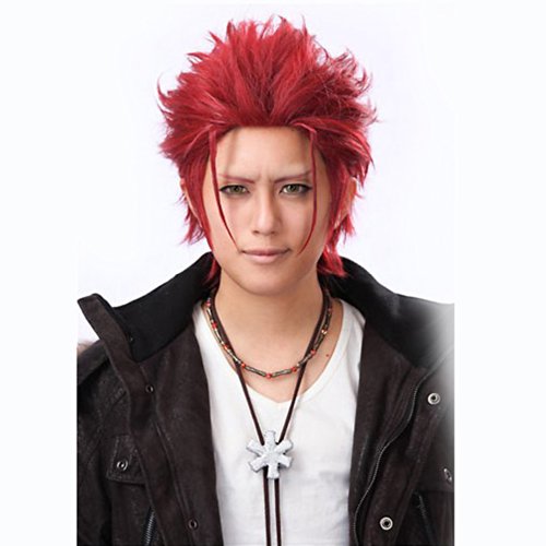 Amybria 12' Short Red K Project Mikoto Suoh Anime Cosplay Wig1