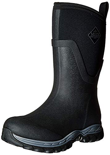 Muck Boot Arctic Sport II Extreme Conditions Mid-Height Rubber Women's Winter Boot, Black, 9 US/9 M US