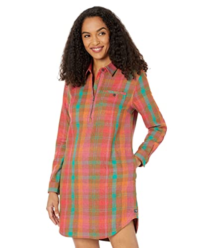 Toad&Co Bodie 1/4 Zip Long Sleeve Dress Lily MD