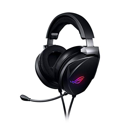 ASUS Gaming Headset ROG Theta 7.1 | Ai Noise Cancelling Headphones with Mic | ROG Home-Theatre-Grade 7.1 DAC, and Aura Syn RGB Lighting,Black