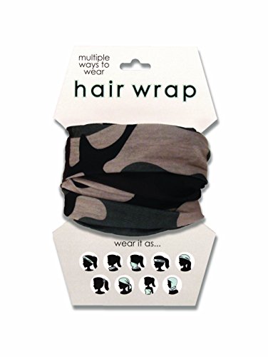 Spoontiques Hair and Face Wraps - Multifunctional Bandanna - Headband - Scarf - Neck Gaiter- Balaclava - Camo