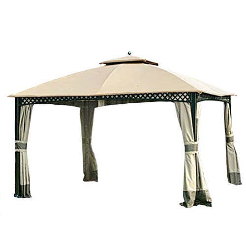 Garden Winds Replacement Canopy for The Windsor Gazebo - Standard 350 - Beige - Will NOT FIT Any Other Model - Read Before Buying