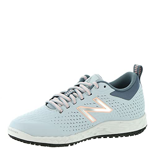 New Balance womens 806 V1 Industrial Shoe, Light Cyclone/Ocean Grey/Arctic Fox, 9 Wide US