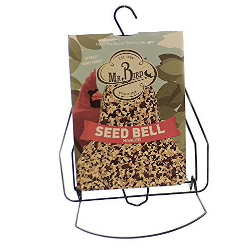 Mr. Bird Seed Bell Hanger