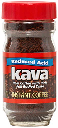 Kava Reduced Acid Instant Coffee, 4 Ounce