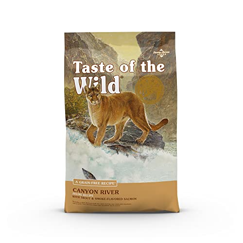Taste Of The Wild Canyon River Grain-Free Dry Cat Food With Trout & Smoke-Flavored Salmon 14lb