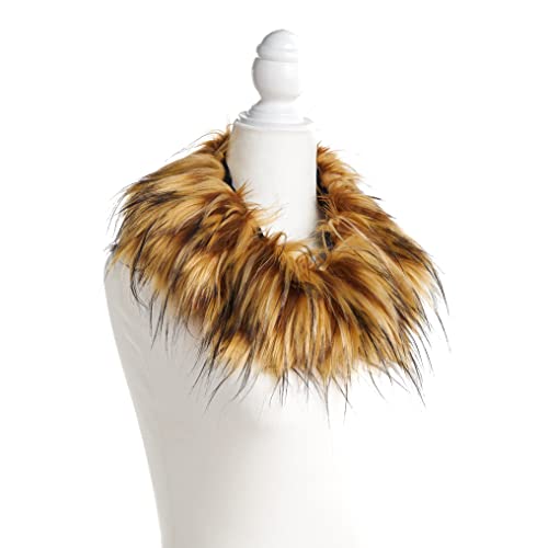 Luxury Lynx Fur Standard Slip On Lion Mane for Adults and Children (35 inch)
