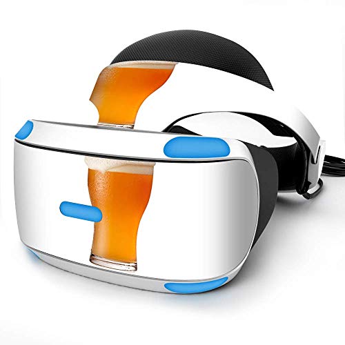 Sony Playstation VR Headset Skin Decal Vinyl Wrap - Pint of Beer, Craft Beer Mug