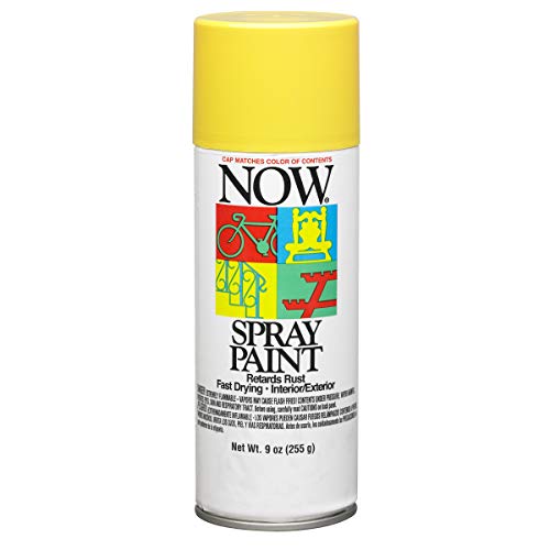 Krylon I21206007 Now Spray Paint, 9 Ounce (Pack of 1), Yellow