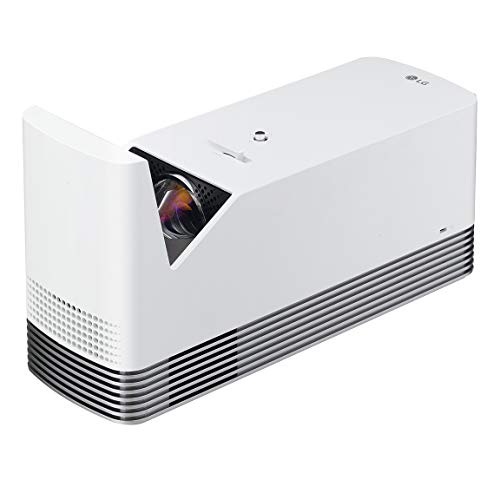 LG CineBeam FHD Projector HF85LA - DLP Ultra Short Throw Laser Home Theater Smart Projector, White