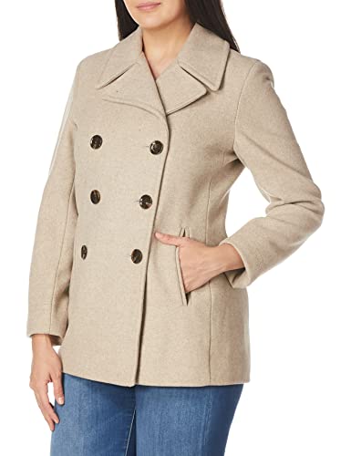 Calvin Klein Women's Double Breasted Peacoat (Petite, Standard, Plus), OMT, 12