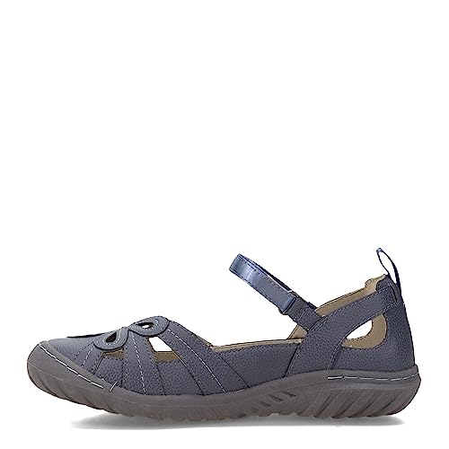 JBU by Jambu JSport womens Magnolia Mary Jane Flat,Denim,7.5 US