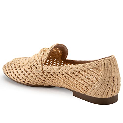 Aerosoles Women's Hour Loafer, Natural Raffia, 10.5