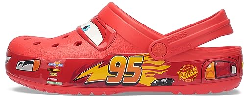 Crocs Unisex Disney and Pixar Cars Lightning McQueen Adult Clog, Red, Numeric_10 US Men