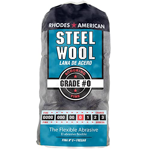 Rhodes American Steel Wool Fine, Medium No. 0 Metal