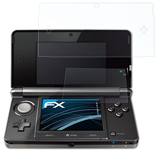 atFoliX Screen Protection Film compatible with Nintendo 3DS 2011 Screen Protector, ultra-clear FX Protective Film (Set of 3)