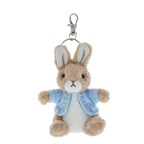Beatrix Potter - Peter Rabbit Plush Soft Toy Keyring Keychain, Multicolour, One Size