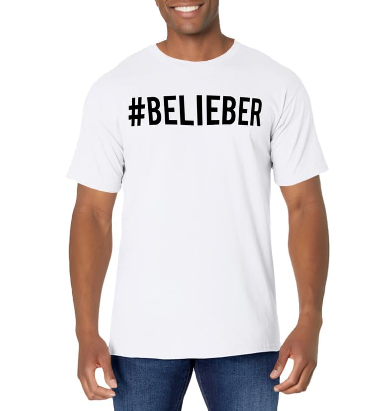 Justin Bieber Official #Belieber Hashtag T-Shirt