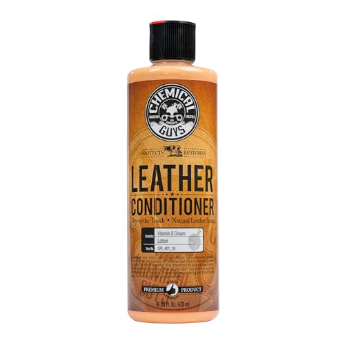 Chemical Guys SPI_401_16 Vintage Series Leather Conditioner for Leather Car Interiors, Seats, Boots, Bags and More (Works on Natural, Synthetic, Pleather, Faux Leather and More), 16 fl oz