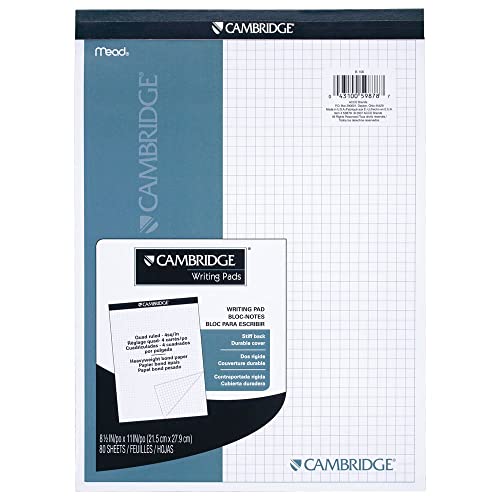 Mead MEA59878 Cambridge Stiff-Back Quad Planning Pad