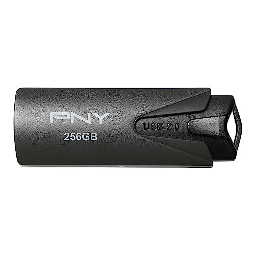 PNY 256GB Attaché USB 2.0 Flash Drive, Black