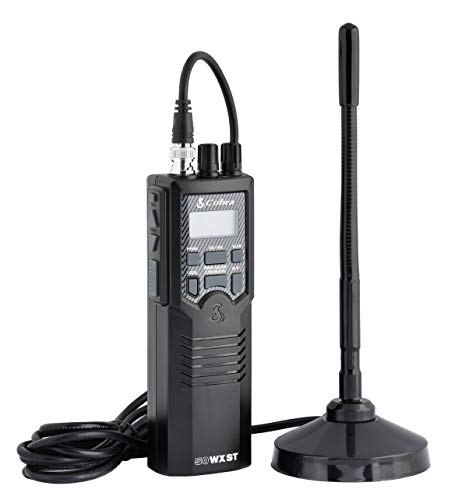 Cobra HHRT50 Road Trip CB 2-Way Handheld Emergency Radio with Access to Full 40 Channels & NOAA Alerts, Rooftop Magnet Mount Antenna and Omni-Directional Microphone, Black, 6.3' x 2' x 1.75'