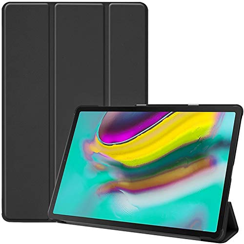 ProCase Slim Case for Galaxy Tab S5e 10.5 2019 T720 T725 T727 Case, Light Cover Stand Hard Shell Folio Case for 10.5 Inch Galaxy Tab S5e Tablet SM-T720 SM-T725 (LTE) SM-T727 2019 Release –Black