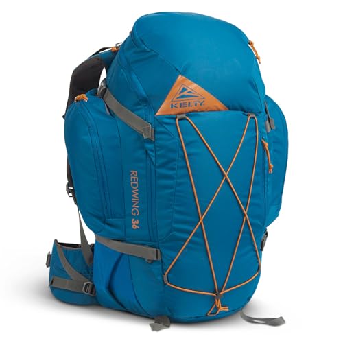 Kelty Redwing 36 – 36 Liter Internal Frame Backpack for Hiking, Backpacking, Travel, Carry-on Compatible, Hip Belt, Customized Fit, 2023 (Lyons Blue)