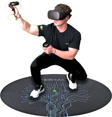 VR Mat - ProxiMat  Metaverse Portal 42' - X-Large Mat for Virtual Reality - Play with Both Feet on The Mat