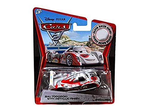 Disney / Pixar CARS 2 Movie Exclusive 155 Die Cast Car SILVER RACER Shu Todoroki