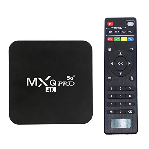 MXQ Pro 5G Android 13.1 TV Box 2024 Upgraded Ram 2GB ROM 16GB Android Smart Box H.265 HD 3D Dual Band 2.4G/5.8G WiFi Quad Core Smart Home Media Player