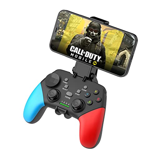 Joso Wireless Mobile Gaming Controller for iOS, Android, iPad, Tablet, PC, Phone Controller for iPhone 14/13/12/11, Galaxy S22/21, Android Phones, COD Mobile, Genshin Immpact, Cloud Gaming