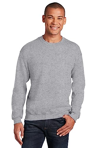 Gildan Adult Fleece Crewneck Sweatshirt, Style G18000, Multipack, Sport Grey (1-Pack), 3X-Large