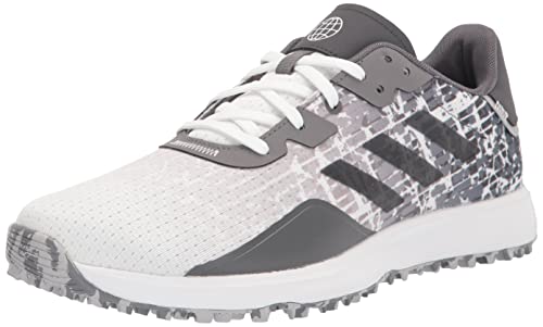 adidas Men's S2G Spikeless Golf Shoes, Footwear White/Grey Four/Grey Six, 10.5