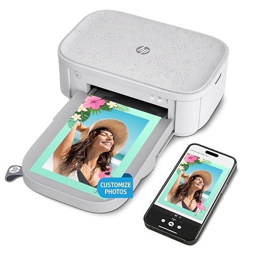 HP Sprocket Studio Plus 4x6' Wireless Instant Photo Printer – Wi-Fi, Premium Dye Sublimation, Compact - Prints Vibrant Color Pictures from iOS & Android Devices - Editing App for Fun, Creative Photos