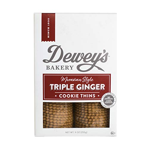 Dewey's Triple Ginger Moravian Cookies