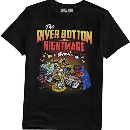 Women's The River Bottom Nightmare Band Emmet Otter'S Jug Band Christmas T Shirt Medium