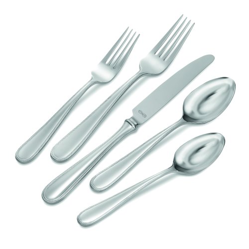 Wedgwood Vera Wang Infinity 5-Piece Place Setting, Stainless,Silver