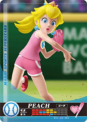 Nintendo Mario Sports Superstars Amiibo Card Baseball Peach for Nintendo Switch, Wii U, and 3DS