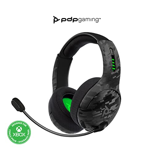 Xbox Wireless Headset with Mic - Compatible with Xbox Series X|S, Xbox One, PC - Black Camo